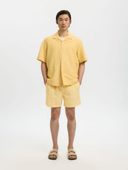 Selected Homme Seersucker Swimshorts - Spectra Yellow
