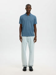 Selected Homme Fave Zip Knitted Polo