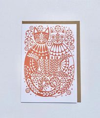 Canns Down Press - Love Cats Card