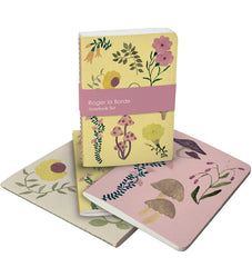Roger La Borde Flora and Fungi A6 Softback Notebook Set