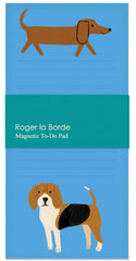 Roger la Borde Shaggy Dogs Magnetic Notepad