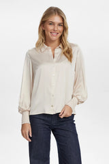 Numph Nusinan Shirt- Grey Morn