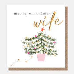 Caroline Gardner - Merry Christmas Wife Card