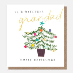 Caroline Gardner- To A Brilliant Grandad Merry Christmas Card