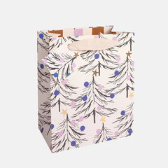 Caroline Gardner-Trees & Baubles Medium Christmas Gift Bag