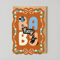 Studio Boketto- Hey Baby Card