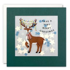 James Ellis Reindeer Christmas Card