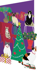 Roger La Borde Lasercut Christmas Card - Cat Palais