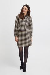 Fransa Freda Jacket - Cocoa Crème Mix