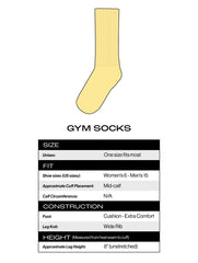 Gumball Poodle Crew Gym Socks - Be The Person Your Dog Thinks You Are
