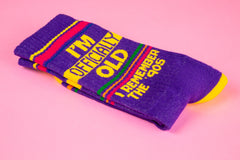 Gumball Poodle Crew Gym Socks - I’m Officially Old I Remember The 90’s