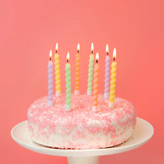 Talking Tables - Birthday Twirl Pastel Candles