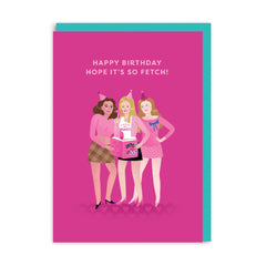 Ohh Deer Mean Girls Fetch Birthday Card