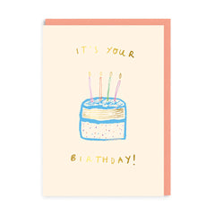 Ohh Deer It's Your Birthday Cake Birthday Card