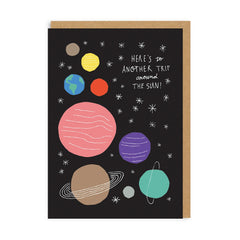 Ohh Deer Around The Sun Birthday Card