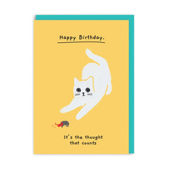 Ohh Deer It's The Thought That Counts Birthday Card