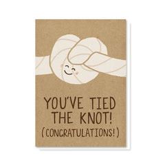 Stormy Knight Tied The Knot Wedding Card