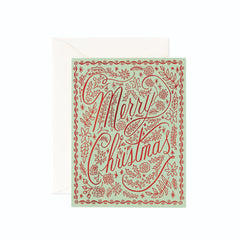 Rifle Paper Crimson Christmas Box Set of 8 Cards