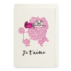 Archivist Card - Poodle Je T’aime