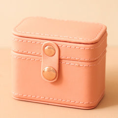 Lisa Angel Petite Travel Ring Box in Pink
