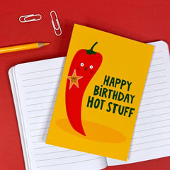 Lucy Maggie Designs Hot Stuff Birthday Card