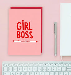 Lucy Maggie Designs Girl Boss Card