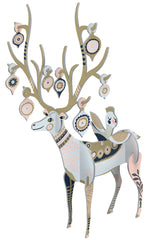 Roger La Borde Folksy Festive Reindeer Pop & Slot