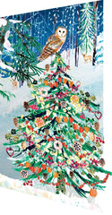 Roger La Borde Lasercut Christmas Card — Winter Solstice Tree