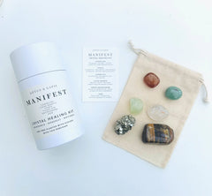 Lotus & Lapis Manifest Crystal Healing Kit