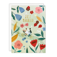 James Ellis Bicycle Wedding Card