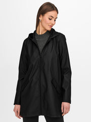 Elisa Waterproof Raincoat - Black