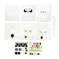 Kikkerland - Make, Paint & Play Animal Masks