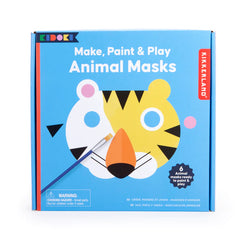 Kikkerland - Make, Paint & Play Animal Masks