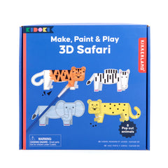 Kikkerland - Make, Paint & Play 3D Safari