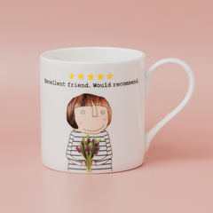 Rosie Made A Thing Excellent Friend Mug