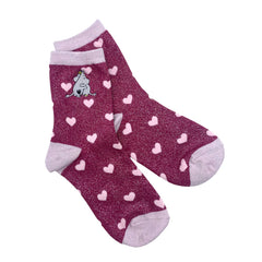 Moomin Glitter LOVE Socks