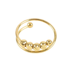 Anti-anxiety Gold Fidget Ring