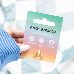 Anti-anxiety Gold Fidget Ring