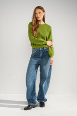 Numph Bir Pullover - Calla Green