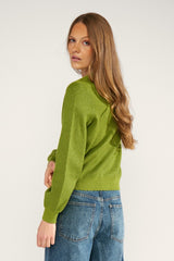 Numph Bir Pullover - Calla Green