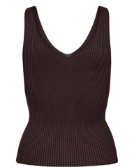 Numph - Nucerys Cropped Top in Black Coffee