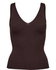 Numph - Nucerys Cropped Top in Black Coffee
