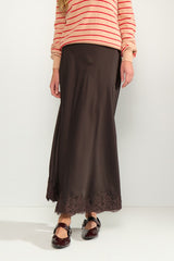 Numph Nadine Skirt - Black Coffee