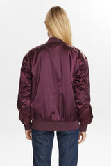 Numph Nufria Oversized Bomber Jacket - Winetasting