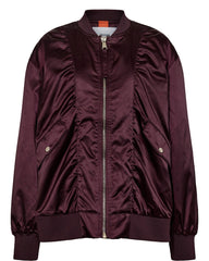 Numph Nufria Oversized Bomber Jacket - Winetasting
