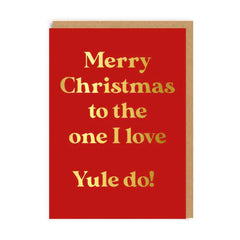 Ohh Deer - One I Love Yule Do Christmas Card