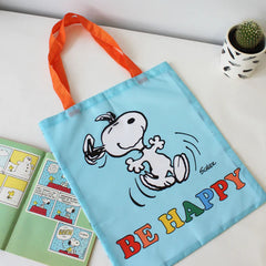 House of Disaster Peanuts 'Be Happy' Eco Shopper