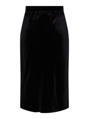 Pieces Sasha Velvet Mini Slit Skirt