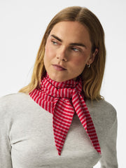 Pieces Alberte Scarf - Sea Pink/Flame Scar
