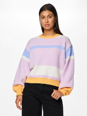 Pieces Alisa Knit Jumper - Pink Lavender